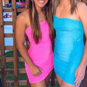 pink bodycon dress lucy in the sky